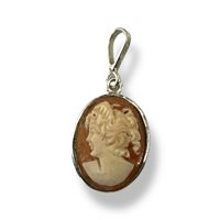 Anhänger Mandile 1922 Dame Cammei  in Silber Conchiglia 2MCICM163